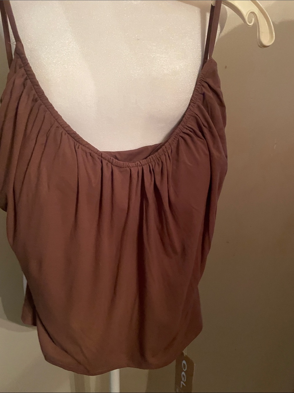 OGL Brown Spaghetti Strap Camisole